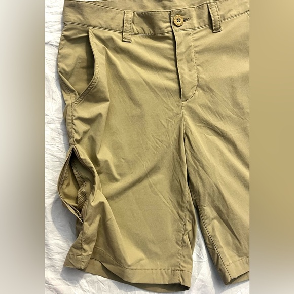 Eddie Bauer Men's Nylon Blend Tan Shorts w Pockets Size 33 - Picture 5 of 14